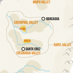 Rapel Valley Map